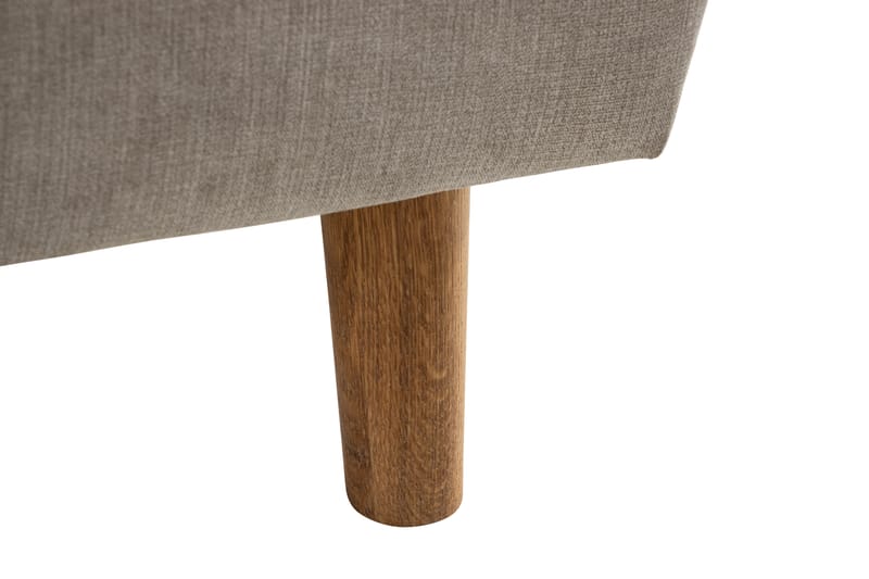 Hjørnesofa Colt Lyx Høyre - Beige/Eik - Møbler - Sofaer - Hjørnesofaer