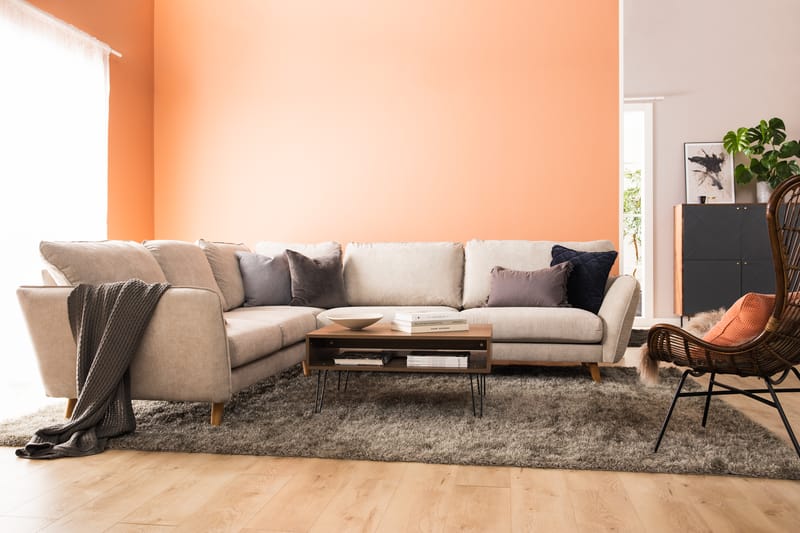 Hjørnesofa Colt Lyx Vendbar - Beige - Møbler - Sofaer - Hjørnesofaer