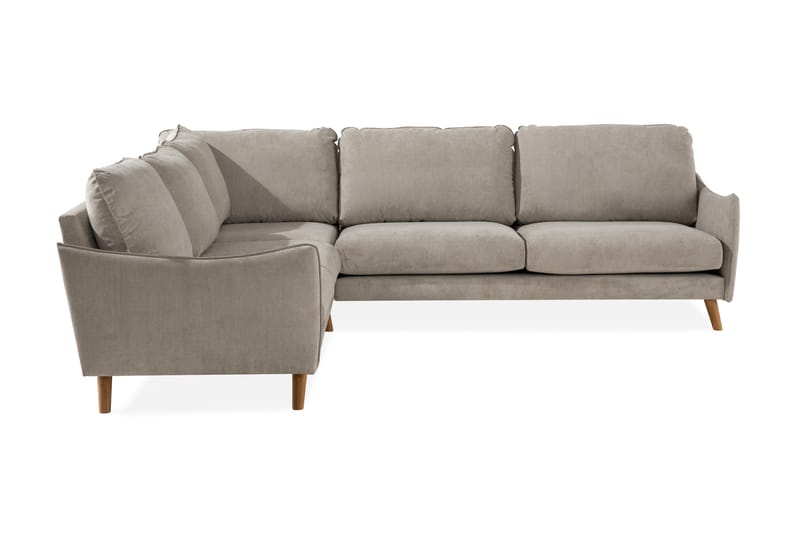 Hjørnesofa Colt Lyx Vendbar - Beige/Eik - Møbler - Sofaer - Hjørnesofaer