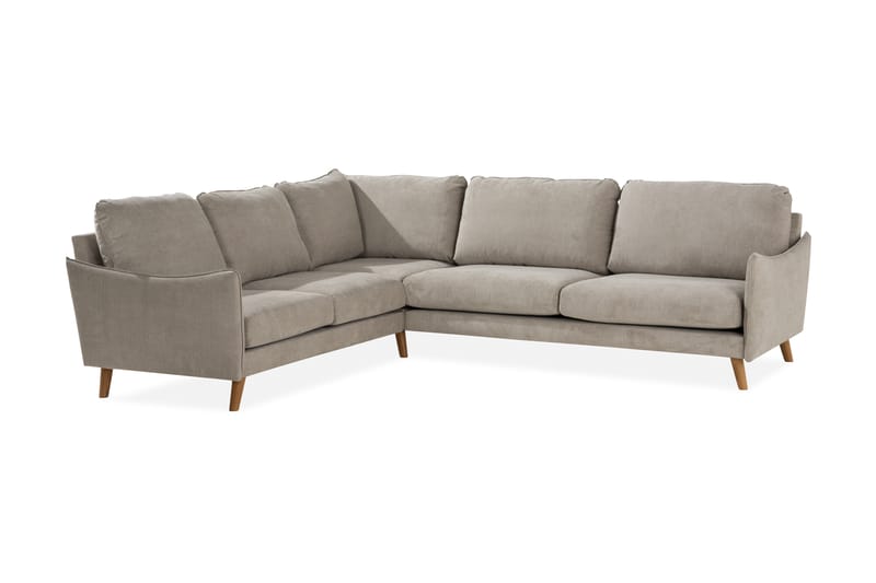 Hjørnesofa Colt Lyx Vendbar - Beige/Eik - Møbler - Sofaer - Hjørnesofaer