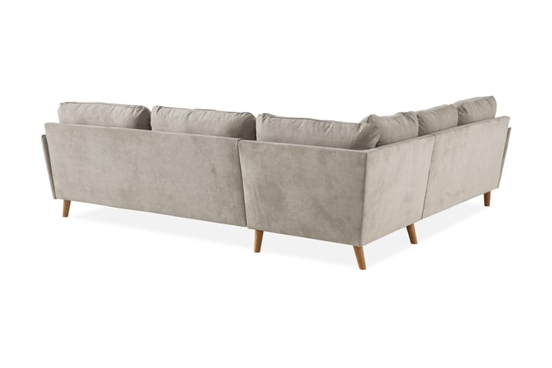 Hjørnesofa Colt Lyx Vendbar - Beige/Eik - Møbler - Sofaer - Hjørnesofaer