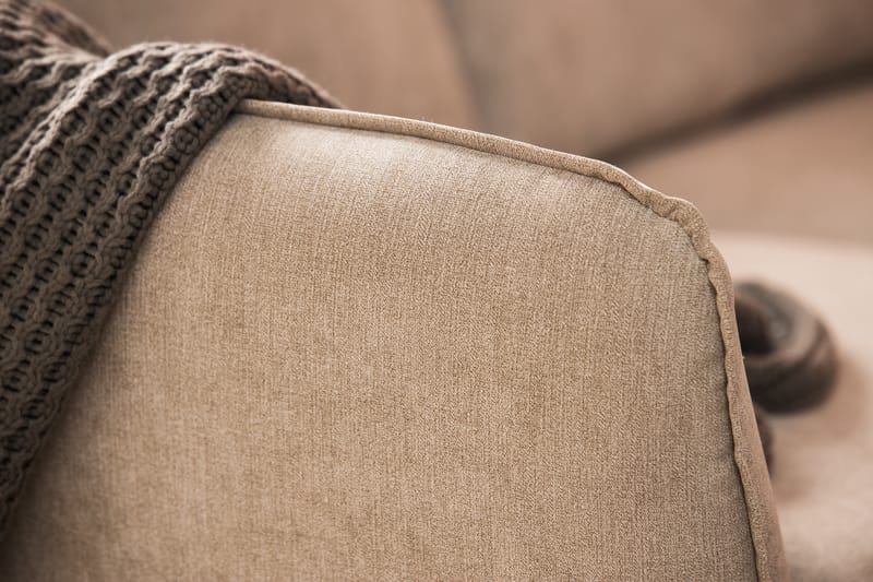 Hjørnesofa Colt Lyx Vendbar - Beige/Eikefarge - Møbler - Sofaer - Hjørnesofaer