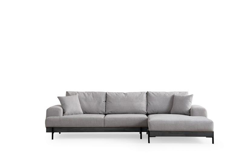 Hjørnesofa Eti 3-sits - Grå - Møbler - Sofaer - Hjørnesofaer