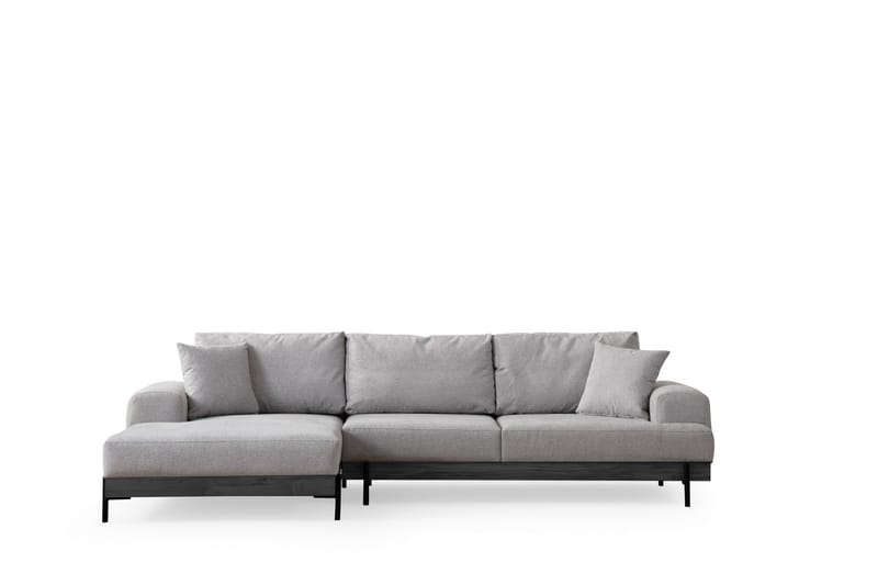 Hjørnesofa Eti 3-sits - Grå - Møbler - Sofaer - Hjørnesofaer