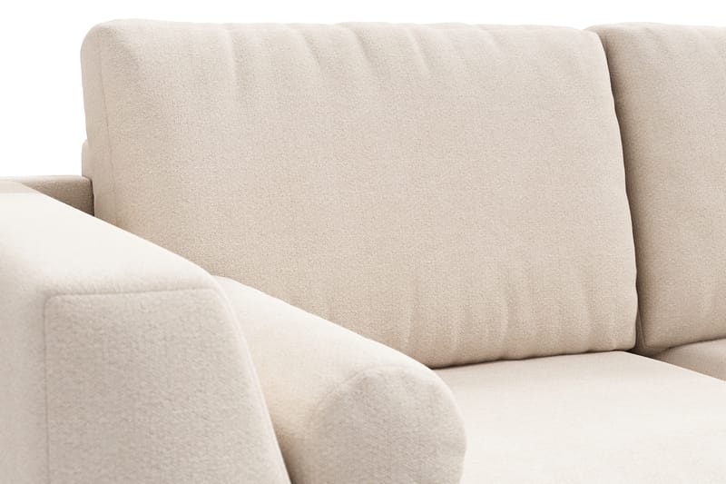 Hjørnesofa Friday Lyx Vendbar - Beige/Krom - Møbler - Sofaer - Hjørnesofaer