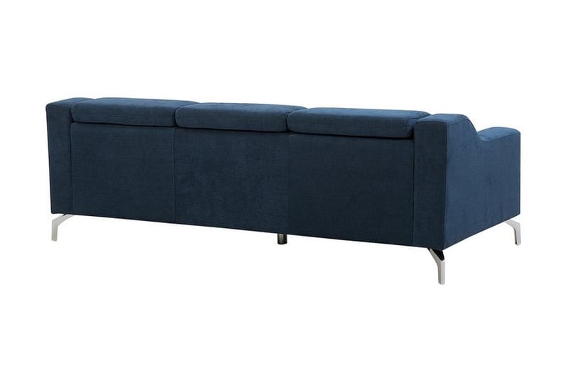 Hjørnesofa Glosli 220 cm - Blå - Møbler - Sofaer - Hjørnesofaer