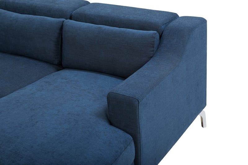 Hjørnesofa Glosli 220 cm - Blå - Møbler - Sofaer - Hjørnesofaer