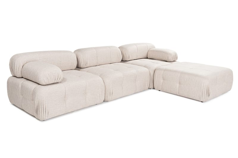 Hjørnesofa Mahito 3-sits - Lyse brun - Møbler - Sofaer - Hjørnesofaer