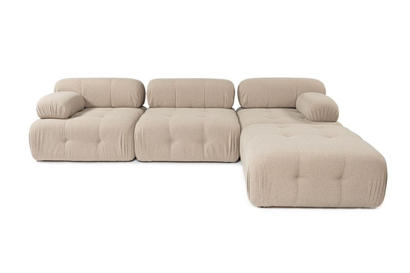 Hjørnesofa Mahito 3-sits - Peach - Møbler - Sofaer - Hjørnesofaer