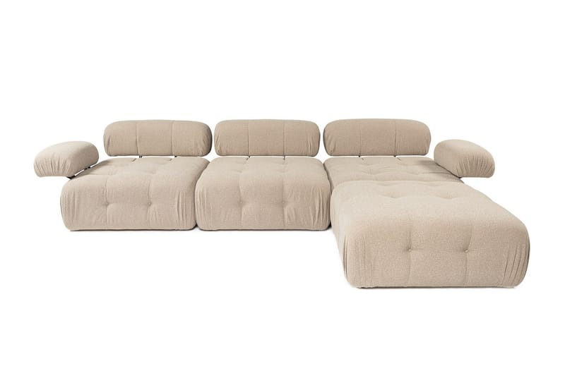 Hjørnesofa Mahito 3-sits - Peach - Møbler - Sofaer - Hjørnesofaer