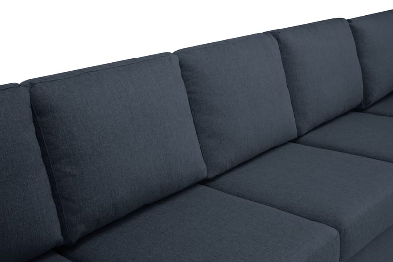 Hjørnesofa med Divan Nevada 4+3 Vendbar - Blå - Møbler - Sofaer - Hjørnesofaer - Hjørnesofa med divan