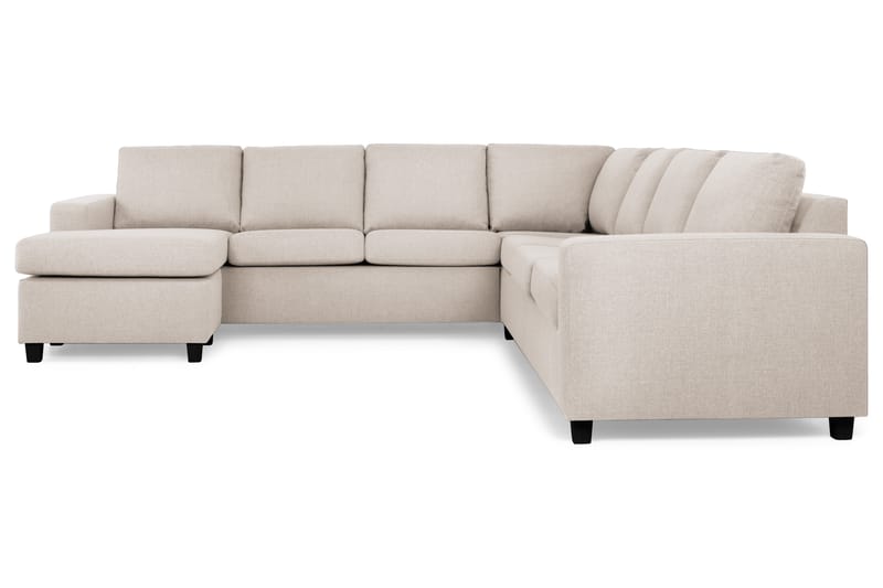 Hjørnesofa Nevada med Divan Large Venstre - Beige - Møbler - Sofaer - Hjørnesofaer - Hjørnesofa med divan