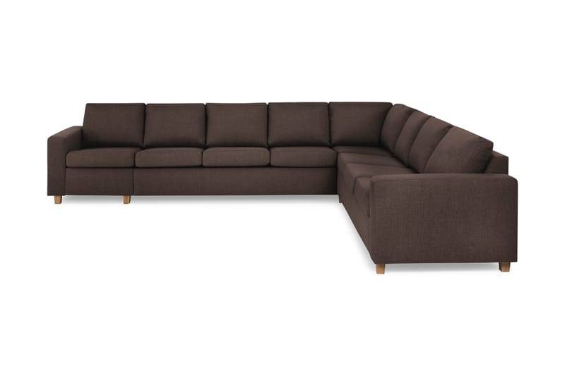 Hjørnesofa Nevada XXL Vendbar - Brun - Møbler - Sofaer - Hjørnesofaer