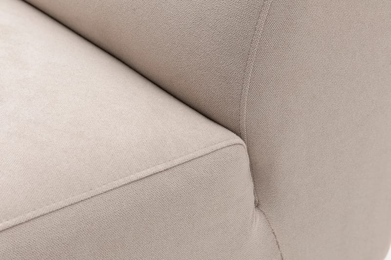 Hjørnesofa Munesh 4-sits - Cream - Møbler - Sofaer - Hjørnesofaer