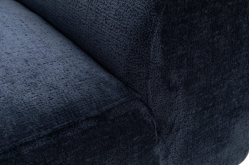 Hjørnesofa Munesh 4-sits - Navy - Møbler - Sofaer - Hjørnesofaer