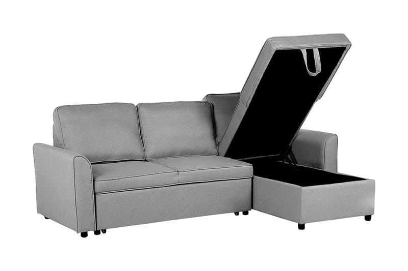 Hjørnesofa Nesna 228 cm - Grå - Møbler - Sofaer - Hjørnesofaer