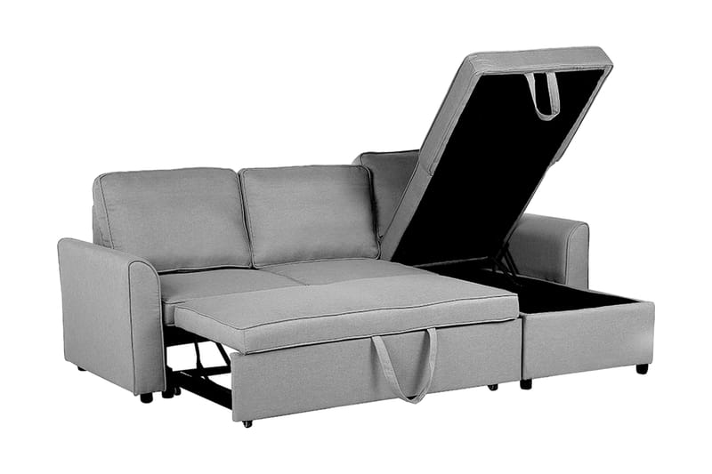 Hjørnesofa Nesna 228 cm - Grå - Møbler - Sofaer - Hjørnesofaer