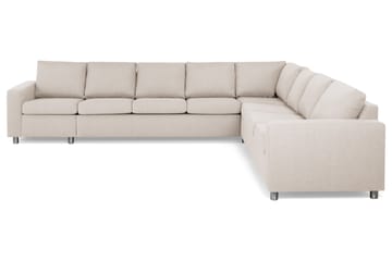 Hjørnesofa Nevada XXL Vendbar - Beige - Møbler - Sofaer - Hjørnesofaer