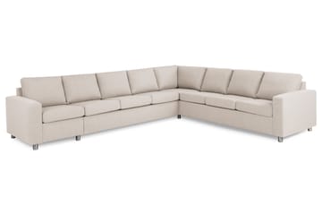 Hjørnesofa Nevada XXL Vendbar - Beige - Møbler - Sofaer - Hjørnesofaer