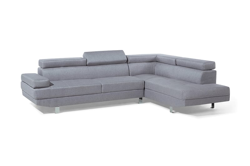 Hjørnesofa Norrea 261 cm - Grå - Møbler - Sofaer - Hjørnesofaer