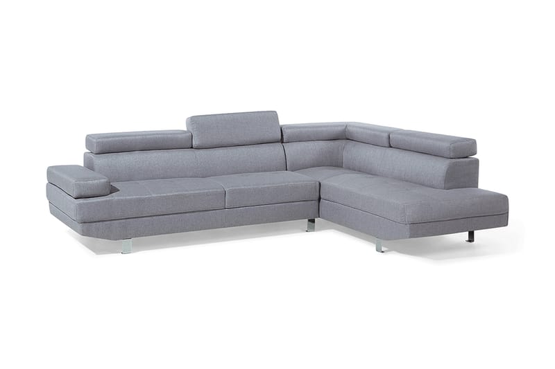 Hjørnesofa Norrea 261 cm - Grå - Møbler - Sofaer - Hjørnesofaer