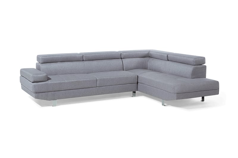 Hjørnesofa Norrea 261 cm - Grå - Møbler - Sofaer - Hjørnesofaer