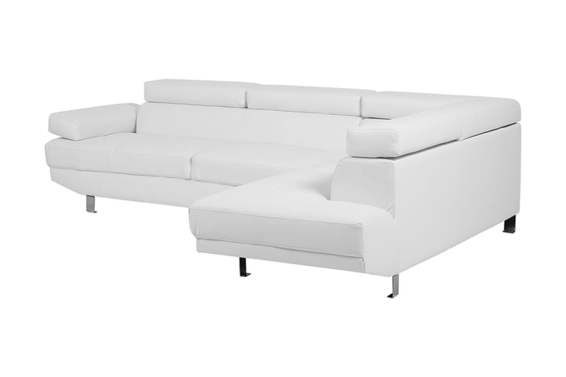 Hjørnesofa Norrea 261 cm - Hvit - Møbler - Sofaer - Hjørnesofaer