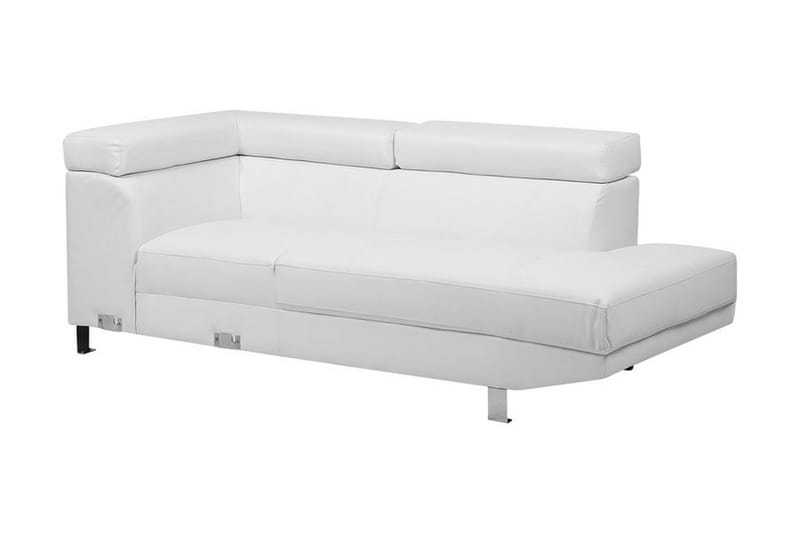 Hjørnesofa Norrea 261 cm - Hvit - Møbler - Sofaer - Hjørnesofaer