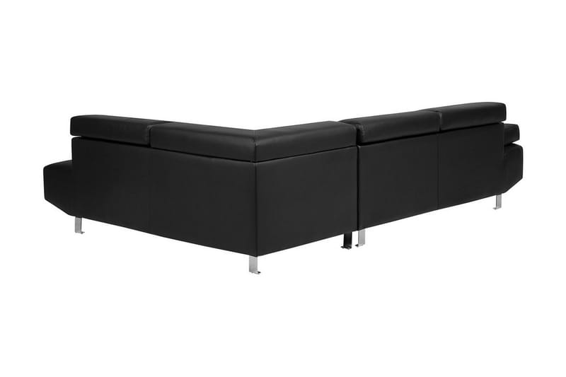 Hjørnesofa Norrea 261 cm - Svart - Møbler - Sofaer - Hjørnesofaer