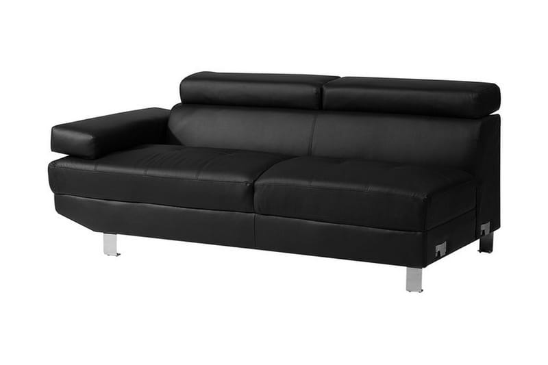 Hjørnesofa Norrea 261 cm - Svart - Møbler - Sofaer - Hjørnesofaer