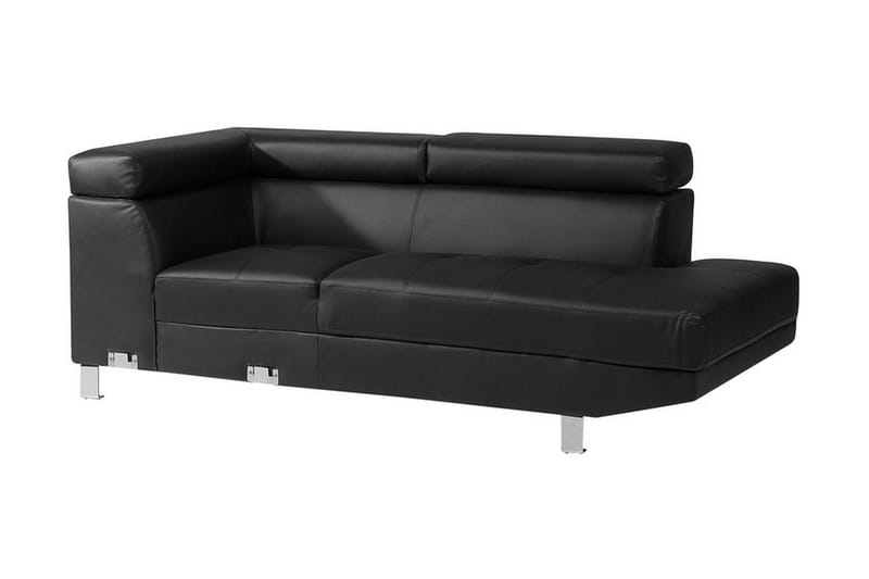 Hjørnesofa Norrea 261 cm - Svart - Møbler - Sofaer - Hjørnesofaer