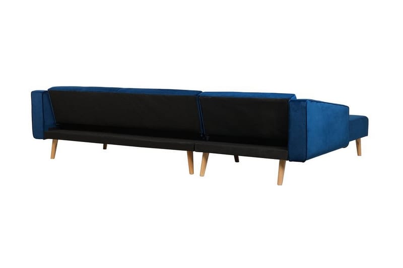 Hjørnesofa Vadso 303 cm - Blå - Møbler - Sofaer - Hjørnesofaer