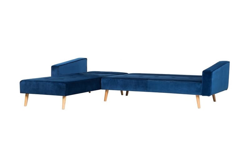 Hjørnesofa Vadso 303 cm - Blå - Møbler - Sofaer - Hjørnesofaer