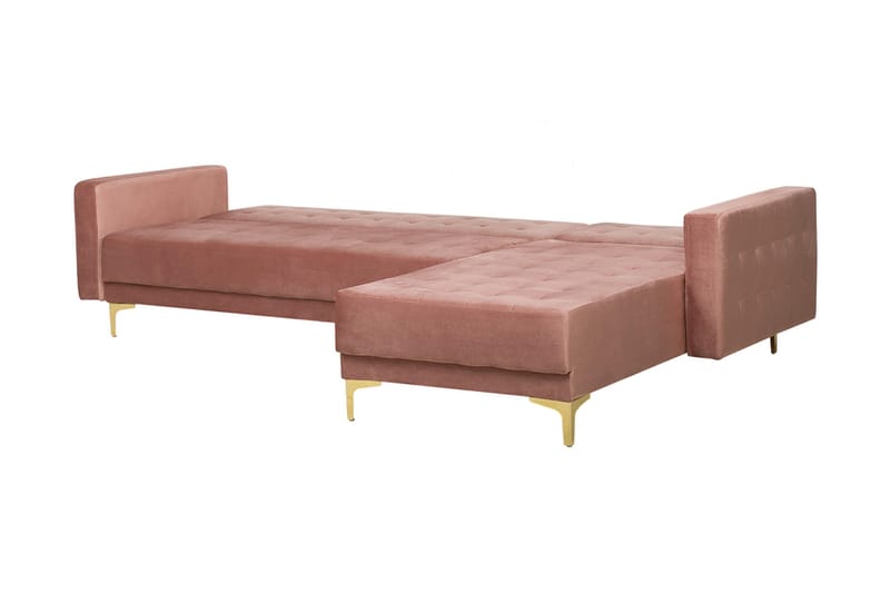 Hjørnesovesofa Aberdeen 267 cm - Rosa - Møbler - Sofaer - Sovesofaer - Sovesofa divan