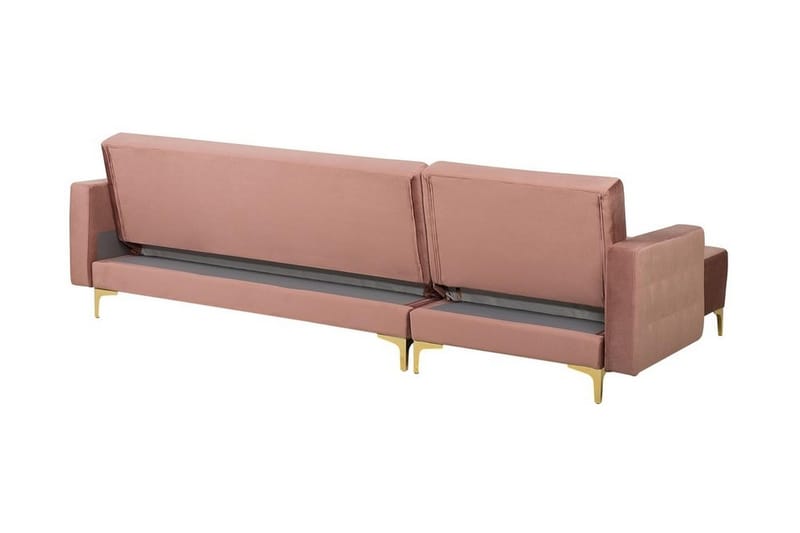 Hjørnesovesofa Aberdeen 267 cm - Rosa - Møbler - Sofaer - Sovesofaer - Sovesofa divan