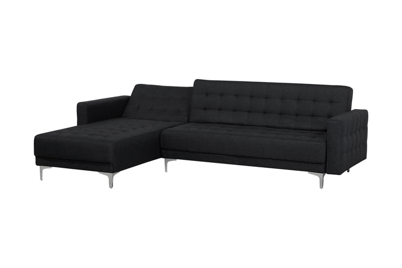 Hjørnesovesofa Aberdeen 267 cm - Svart - Møbler - Sofaer - Sovesofaer - Sovesofa divan