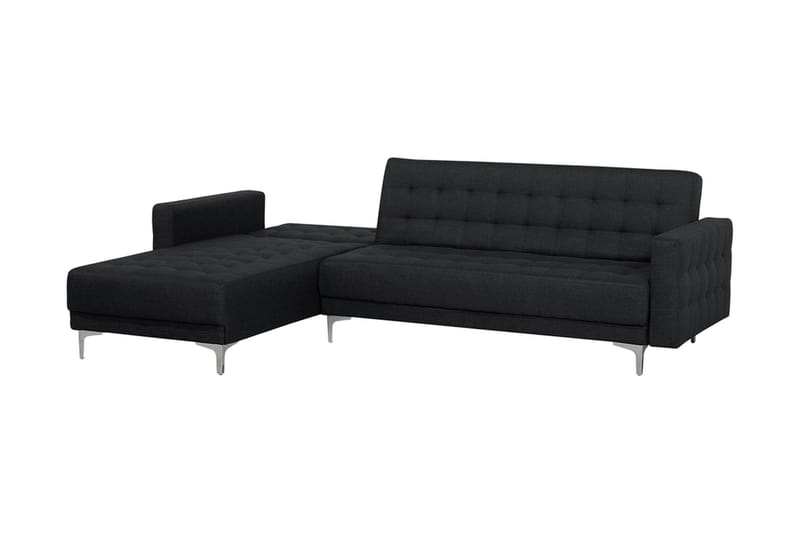 Hjørnesovesofa Aberdeen 267 cm - Svart - Møbler - Sofaer - Sovesofaer - Sovesofa divan