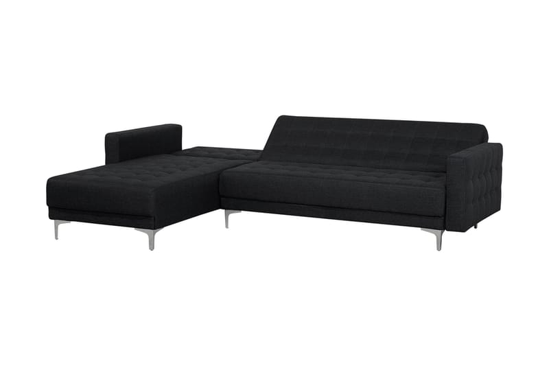 Hjørnesovesofa Aberdeen 267 cm - Svart - Møbler - Sofaer - Sovesofaer - Sovesofa divan