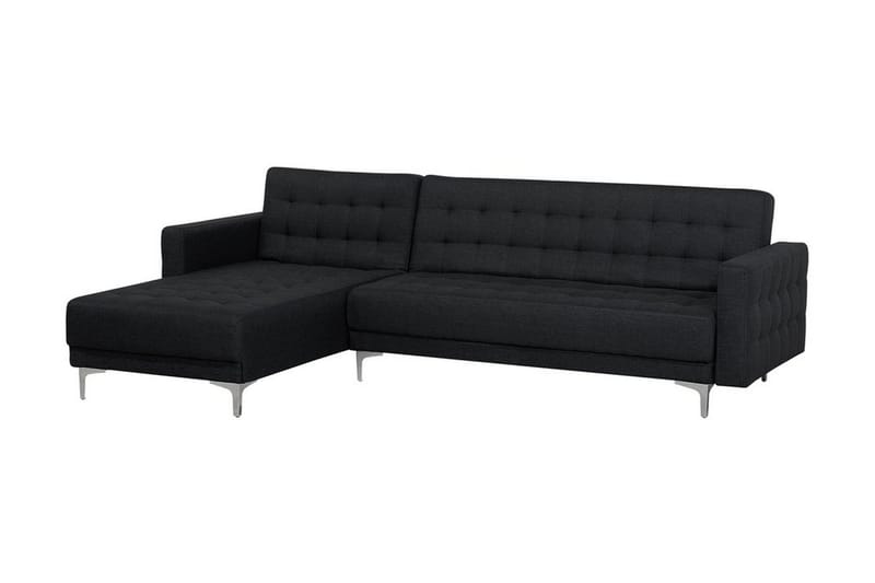 Hjørnesovesofa Aberdeen 267 cm - Svart - Møbler - Sofaer - Sovesofaer - Sovesofa divan