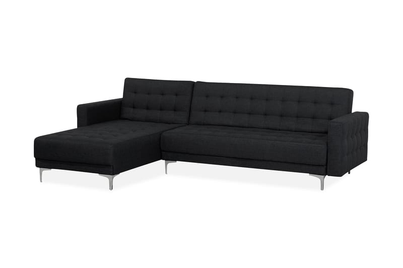 Hjørnesovesofa Aberdeen 267 cm - Svart - Møbler - Sofaer - Sovesofaer - Sovesofa divan