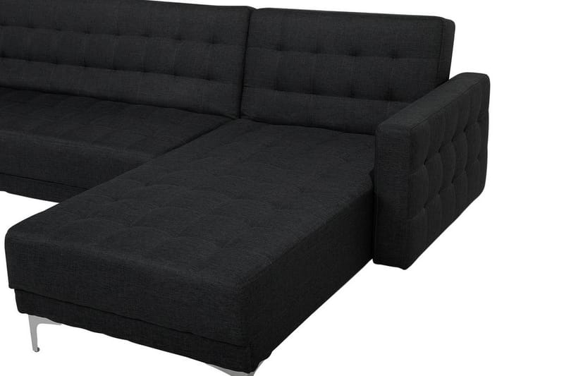 Hjørnesovesofa Aberdeen 267 cm - Svart - Møbler - Sofaer - Sovesofaer - Sovesofa divan