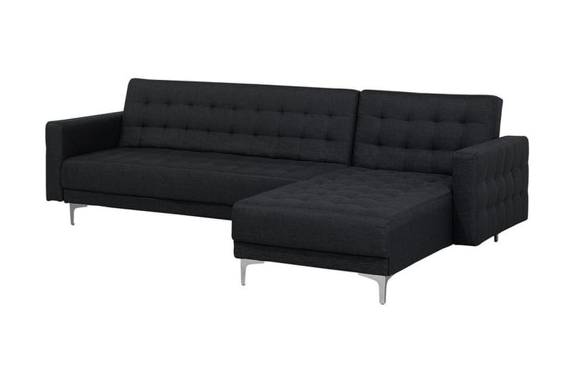 Hjørnesovesofa Aberdeen 267 cm - Svart - Møbler - Sofaer - Sovesofaer - Sovesofa divan