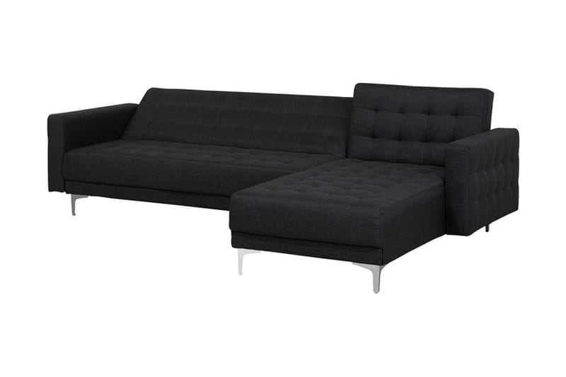 Hjørnesovesofa Aberdeen 267 cm - Svart - Møbler - Sofaer - Sovesofaer - Sovesofa divan