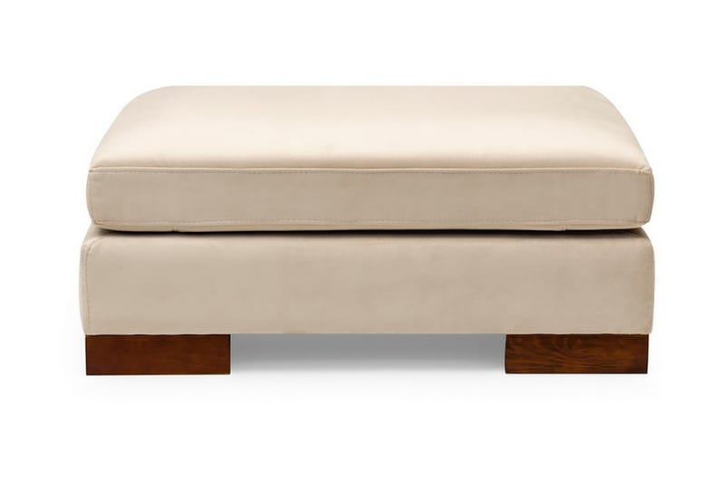 Sofa med Sjeselong Nathalie m Krakk Venstre - Beige/Natur - Møbler - Sofaer - Hjørnesofaer