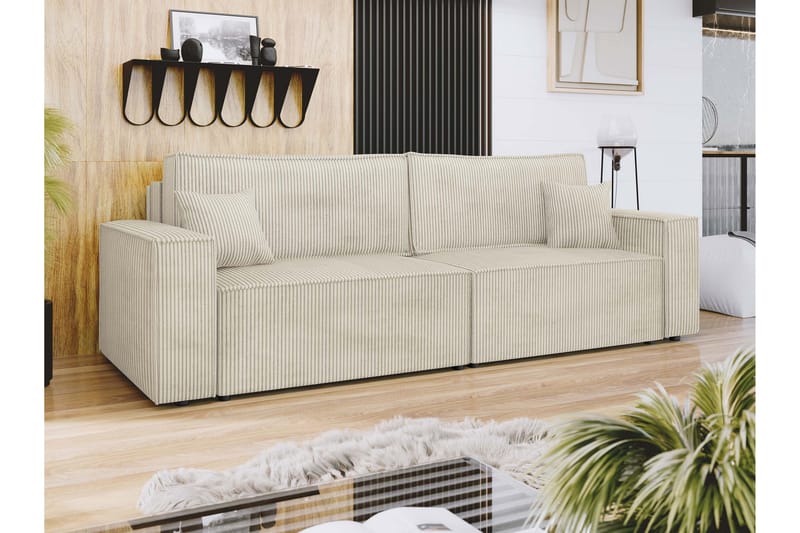 Hobson Sofa 3-seter - Beige - Møbler - Sofaer - 3 seter sofa