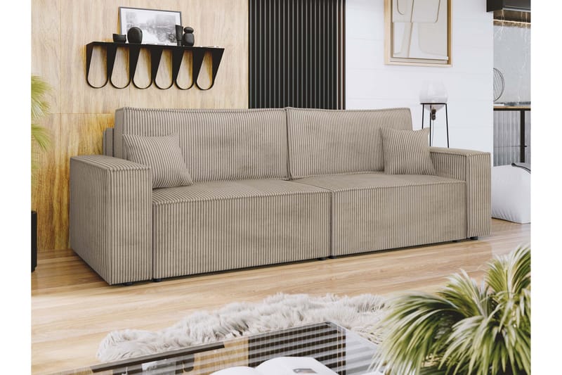 Hobson Sofa 3-seter - Beige - Møbler - Sofaer - 3 seter sofa