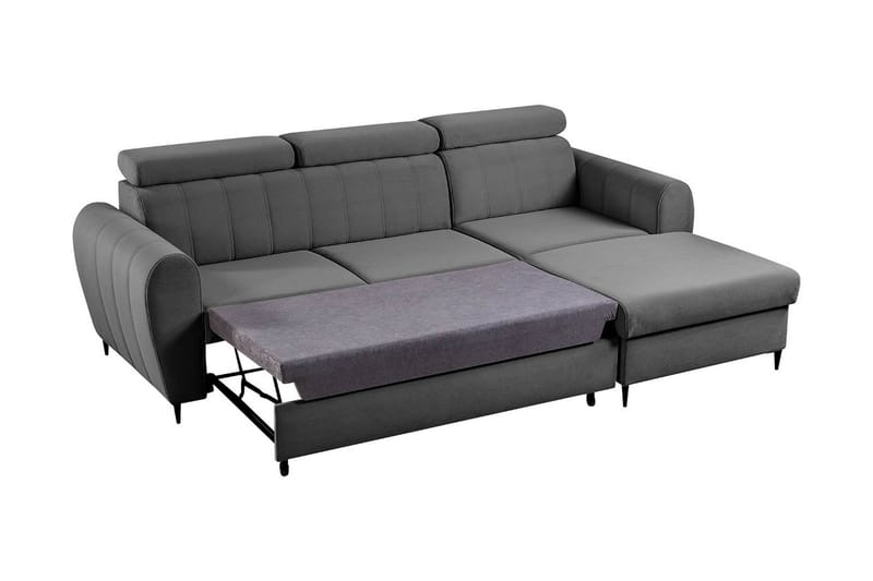 Hoffman Sofa med Sjeselong 3-seter - Beige - Møbler - Sofaer - Sofaer med sjeselong - 3 seters sofa med divan