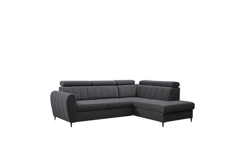 Hoffman Sofa med Sjeselong 3-seter - Grå - Møbler - Sofaer - Sofaer med sjeselong - 3 seters sofa med divan