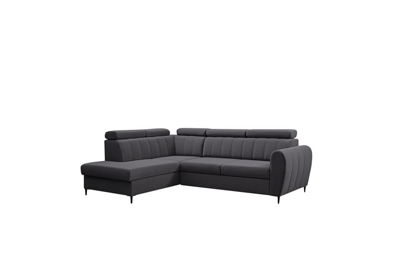 Hoffman Sofa med Sjeselong 3-seter - Grå - Møbler - Sofaer - Sofaer med sjeselong - 3 seters sofa med divan