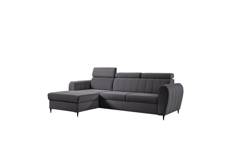 Hoffman Sofa med Sjeselong 3-seter - Grå - Møbler - Sofaer - Sofaer med sjeselong - 3 seters sofa med divan